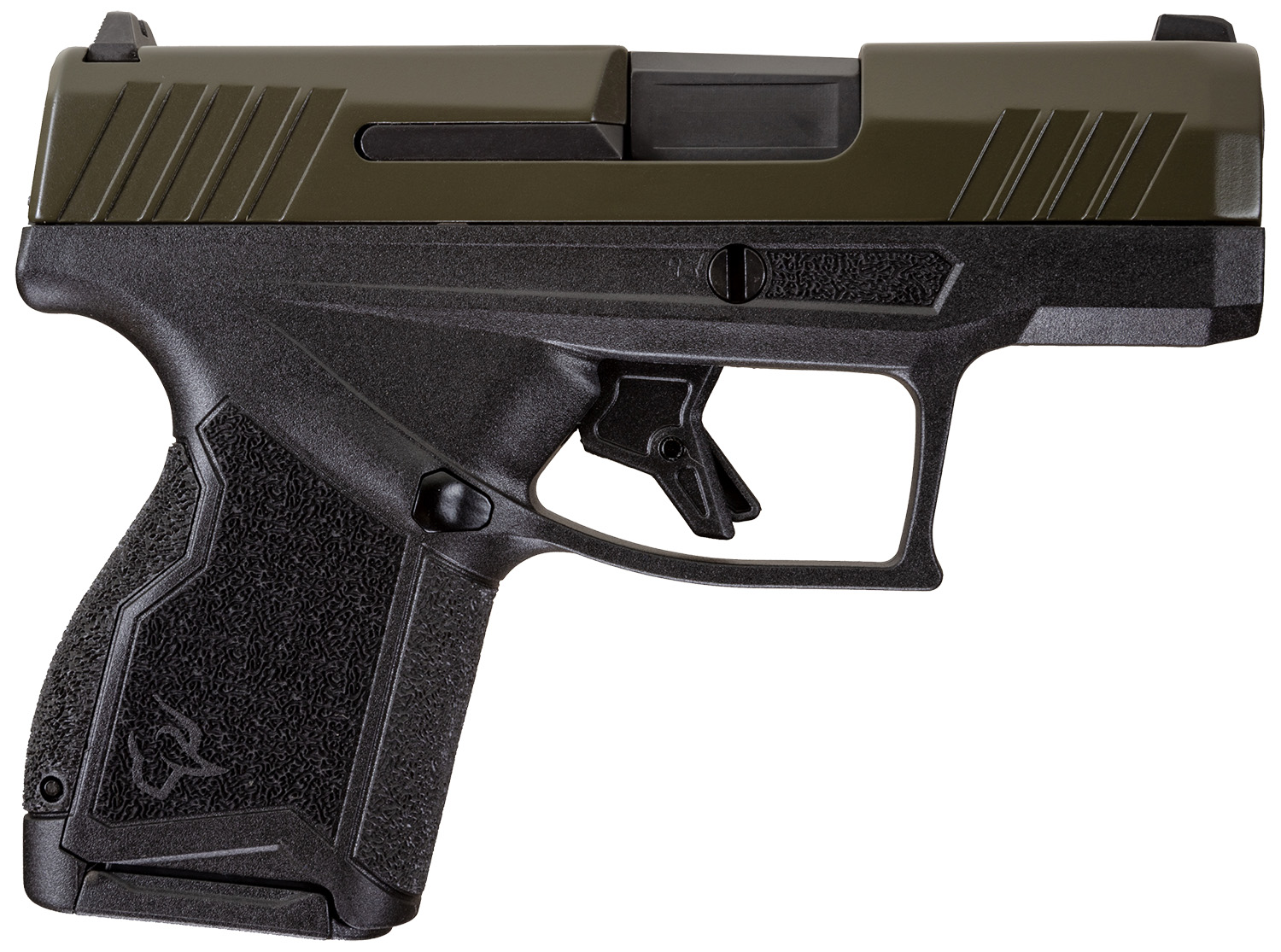 Taurus 1GX4M93B GX4  9mm Luger 11+1 3.06" Black Stainless Steel Barrel, Mil-Spec Green Cerakote Serrated Steel Slide, Black Polymer Frame, Black w/Interchangeable Backstrap Grip, Manual/Trigger Safety