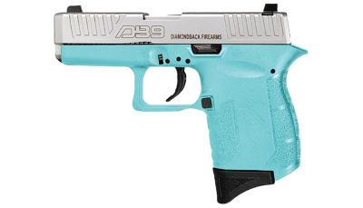 Diamondback DB0200P091 DB9 Gen4 Micro-Compact Frame 9mm Luger 6+1, 3.10" Stainless Steel Barrel, Nickel Boron Serrated Stainless Steel Slide, Mint Polymer Frame & Grip