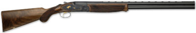 F.A.I.R. FRJBPRTG2828 Jubilee Prestige 28 Gauge 2rd 2.75" 28" Blued Barrel, Engraved Aluminum Receiver w/Chrome Finish, Fine-Pitch Checkered Walnut Stock, Gold Trigger Includes Hard Case
