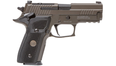 Sig Sauer 229R9LEGIONSAOR2 P229 Compact Legion SAO 9mm Luger 3.90" 10+1, Legion Gray Cerakote, Picatinny Rail/Beavertail Frame, Romeo 1 Cut Slide, Black G10 Grip
