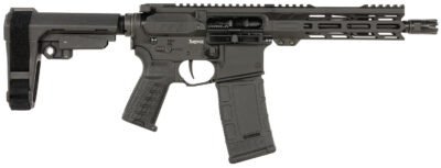 CMMG 30AF20AAB Banshee MK4 300 Blackout 30+1 8" Black Nitride Medium Taper Threaded Barrel, EML 7" M-LOK Handguards, Black Armor Cerakote Aluminum Picatinny Rail Receiver, CMMG Zeroed Grips