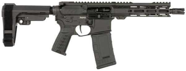 CMMG 30AF20AAB Banshee MK4 300 Blackout 30+1 8" Black Nitride Medium Taper Threaded Barrel, EML 7" M-LOK Handguards, Black Armor Cerakote Aluminum Picatinny Rail Receiver, CMMG Zeroed Grips