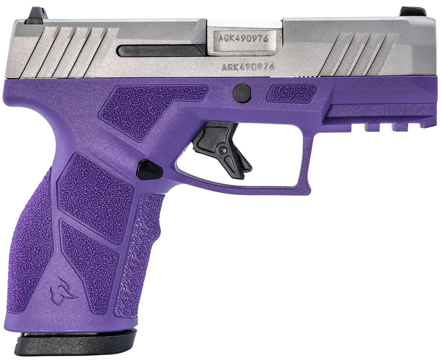 Taurus 1-GX2939DP-10 GX2  9mm 10+1 3.37" Matte Stainless Steel Barrel, Matte Serrated Stainless Steel Slide, Dark Purple Polymer Frame w/Picatinny Rail, Polymer Grip