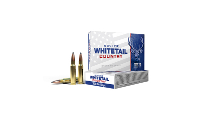 Nosler 40120 Whitetail Country  308Win 165gr Spitzer Boat Tail 20 Per Box/10 Case