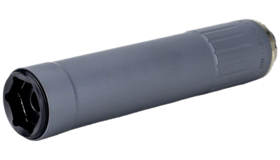 Kgm Suppressors RF22-DT-GRY   22LR 1.20" Grey Aluminum/Stainless Steel/Titanium 1/2"x28