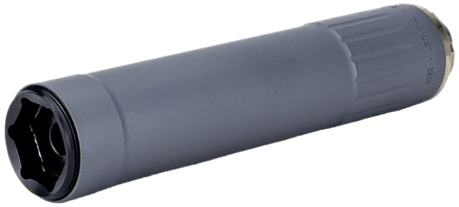 Kgm Suppressors RF22-DT-GRY 22LR 1.20" Grey Aluminum/Stainless Steel/Titanium 1/2"x28