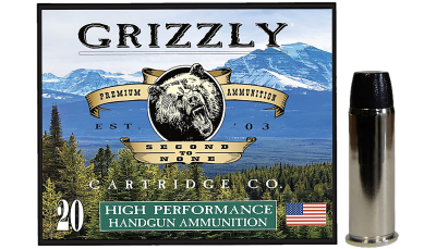 Grizzly Ammo GC44M16   44Mag 300gr Wide Flat Nose Gas Check 20 Per Box/10 Case
