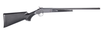 Stevens 19202 301 Compact 410 Gauge 3" 1rd 22" Matte Black Carbon Steel Barrel, Matte Black Carbon Steel Receiver, Fixed Matte Black Synthetic Stock, Ambidextrous
