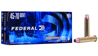 Federal 4570AS Power-Shok  45-70Gov 300gr Jacketed Soft Point 20 Per Box/10 Case