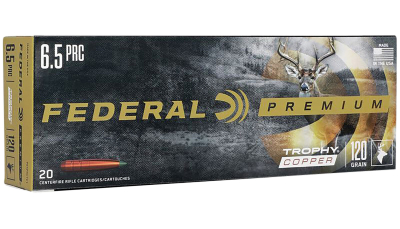 Federal P65PRCTC1 Premium  6.5PRC 120gr Trophy Copper 20 Per Box/10 Case
