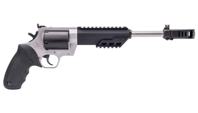 Taurus 2460105RH Raging Hunter  460 S&W Mag 5rd 10.50" Matte Black Oxide Barrel & Cylinder Matte Stainless Steel Frame Black Rubber with Integrated Cushion Insert Grip
