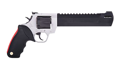 Taurus 2500105RH Raging Hunter  Large Frame 500 S&W Mag 5rd 10" Matte Black Ported/Target Crown Barrel, Matte Black Cylinder, Matte Stainless Steel Frame, Black Rubber Grip