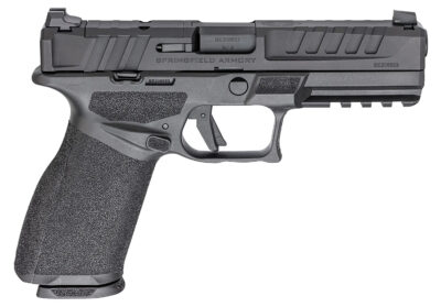Springfield Armory EC9459BLCU Echelon  9mm Luger 10+1 4.50" Black Melonite Steel Barrel & Optic Ready/Serrated Steel Slide, Black Polymer Frame w/Picatinny Rail, Textured Grip
