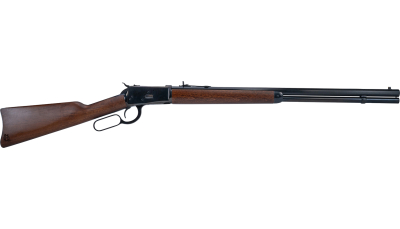 Heritage Mfg H9204424F1 92 Ranch Hand 44 Mag 12rd 24" Black Polished Octagon Barrel, Black Polished Alloy Steel Receiver,Fixed Hardwood Stock