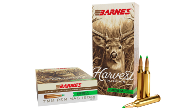 Barnes Bullets 32402  Harvest 7mmRemMag 150gr Sierra Tipped GameKing 20 Per Box/10 Case