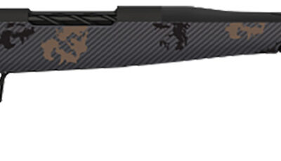 Fierce Firearms TWROG7PRC22BT Twisted TI Rogue 7mm PRC 22" Black Cerakote Steel Threaded Barrel, Drilled & Tapped Titanium Receiver, LR Negative Comb Trophy Camo Carbon Fiber Stock