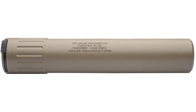 ADVANCED ARMAMENT COMPANY 86601 Titan-QD  338LM/8.6BLK 1.85" FDE Titanium