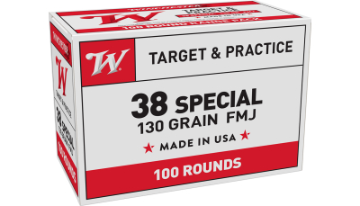 Winchester Ammo USA38SPVP USA Value Pack 38Special 130gr Full Metal Jacket 100 Per Box/5 Case