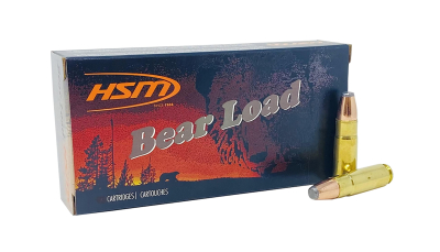 HSM 458SOCOM1N Bear Load  458 SOCOM 350 gr Jacketed Flat Point 20 Per Box/ 25 Case