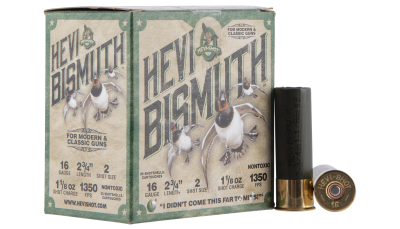 HEVI-Shot HS16702 HEVI-Bismuth  16Gauge 2.75" 1 1/8oz Bismuth 2Shot 25 Per Box/10 Case