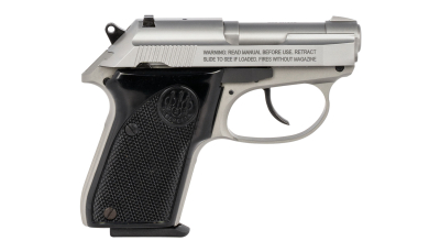 Beretta USA J320500CA Tomcat  Micro-Compact Frame 32 ACP 7+1, 2.40" Blued Steel Tip-Up Barrel, Satin Stainless Steel Slide, Satin Aluminum Frame