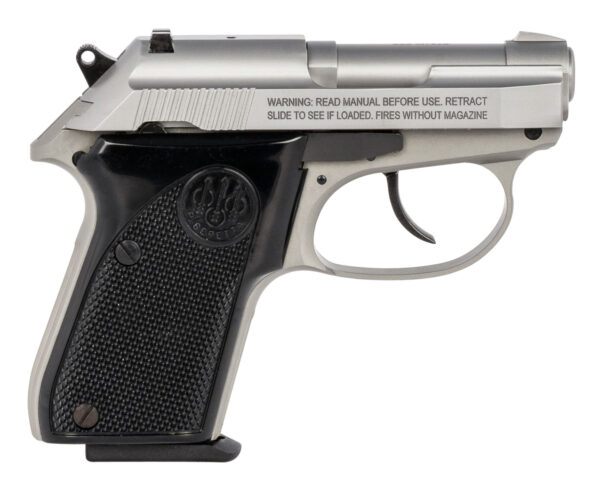Beretta USA J320500CA Tomcat  Micro-Compact Frame 32 ACP 7+1, 2.40" Blued Steel Tip-Up Barrel, Satin Stainless Steel Slide, Satin Aluminum Frame