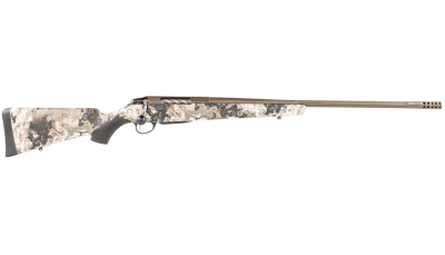 Tikka JRTXVW316 T3x Lite 308 Win 3+1 22.40" Midnight Bronze Cerakote Fluted Threaded Barrel, Drilled & Tapped Steel Receiver, Veil Wideland Fixed Synthetic Stock, Black Interchangeable Backstrap Grip