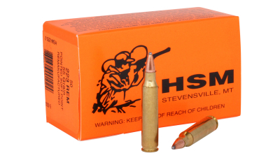 HSM 2232 Varmint  223 Rem 55 gr Soft Point 50 Per Box/ 20 Case