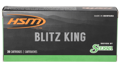 HSM 2225020N Varmint 22-250 Rem 55 gr Sierra BlitzKing 20 Per Box/ 25 Case