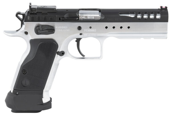 Tanfoglio IFG TF-LIMMSTR-9 Limited Master  9mm Luger 4.75" 18+1 Hard Chrome Black Steel Slide Black Polymer Grip