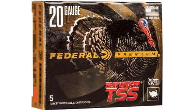 Federal PTSSX257F9 Premium Turkey Heavyweight TSS 20Gauge 2.75" 1 1/8oz 9Shot 5 Per Box/50 Case