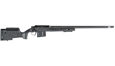 Christensen Arms 8010400200 BA Tactical Long Range 300 PRC 3+1 26" Carbon Fiber Barrel, Black Nitride Finish, Black with Gray Webbing Stock