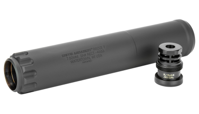 Griffin Armament GAREC7-W Recce 7 30 Cal 1.47"D Black Cerakote Stainless Steel 300 Win Mag Rated with Taper Mount