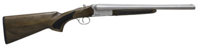 Citadel CITSBS1218NKL Coach 12 Gauge 3" 2rd 18.50" Nickel Barrel/Rec, Fixed Walnut Stock