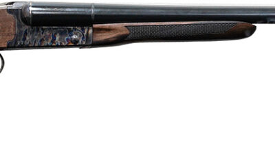 Pointer FT61228HT Side By Side 12 Gauge 3" 2rd 28" Blued Barrel, Color Case Hardened Rec, Fixed Walnut Stock, Bead Sight, 5 Chokes