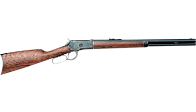 Cimarron AS611 1892 Cogburn Carbine 45 Colt (LC) 10+1 20" Blued Octagon Barrel, Color Case Hardened Receiver, Walnut Furniture