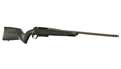 Christensen Arms 8011500800 Evoke  Full Size 300 Win Mag 4+1 22" Burnt Bronze Cerakote #4 Contour Threaded Barrel, Gray w/Bronze Logo Hybrid Hunter w/Picatinny Rail Synthetic Stock