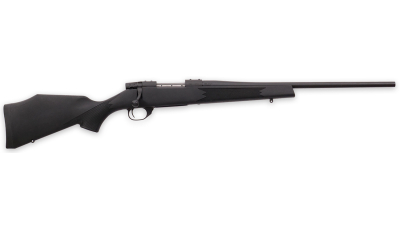 Weatherby VYT308NR0T Vanguard Synthetic Compact 308 Win Mag 5+1 20" Matte Blued #1 Threaded Barrel, Matte Blued Drilled & Tapped Steel Receiver, Black Adjustable Synthetic Stock