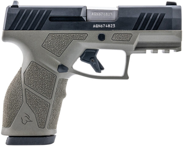 Taurus 1-GX2931O-10 GX2  9mm Luger 10+1 3.37" Matte Stainless Steel Barrel, Matte Black Serrated Stainless Steel Slide, OD Green Polymer Frame w/Picatinny Rail, Polymer Grip