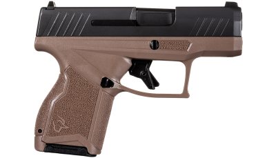 Taurus 1-GX4M931-B GX4  Micro-Compact Frame 9mm Luger 11+1 3.06" Satin Black DLC Stainless Steel Barrel Black Alloy Steel Serrated Slide Brown Stainless Steel Frame Textured Grip