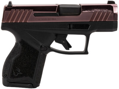 Taurus 1-GX4M931-RG GX4  Micro-Compact Frame 9mm Luger 13+1 3.06" Satin Black DLC Stainless Steel Barrel, Rose Gold PVD Serrated Alloy Steel Slide, Matte Black Stainless Steel Frame, Textured Grip