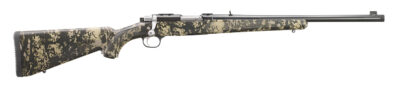 Ruger 7421 77/357  357 Mag 5+1 18.50" Blued Threaded Barrel, Blued Integral Scope Mount Steel Receiver, Fixed Kryptek Obskura Nox Camo Synthetic Stock, Thread Protector
