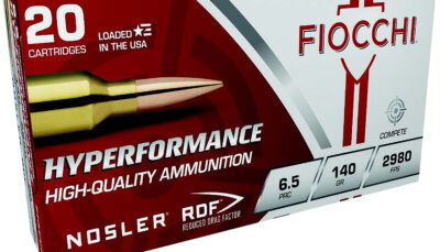 Fiocchi 65PRCRD Hyperformance Match 6.5PRC 140gr Nosler Reduced Drag Factor 20 Per Box/10 Case
