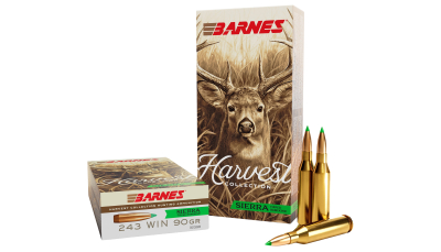 Barnes Bullets 32398  Harvest 243Win 90gr Sierra Tipped GameKing 20 Per Box/10 Case