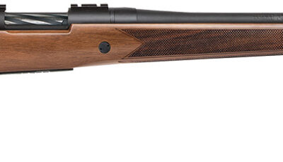 Mossberg 28236 Patriot  Full Size 6.5 PRC 4+1 24" Matte Blued Fluted Threaded Barrel, Drilled & Tapped Matte Blued Stainless Steel Receiver, Walnut Fixed Stock