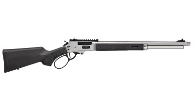 Smith & Wesson 14204 1854  45-70 Gov 6+1 20" Stainless Threaded Barrel, Stainless Steel Receiver w/Picatinny Rail, Fixed Black Synthetic Stock, Thread Protector