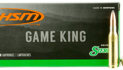 HSM 7MM087N Game King  7mm-08 Rem 140 gr Sierra GameKing Spitzer Boat Tail 20 Per Box/ 25 Case