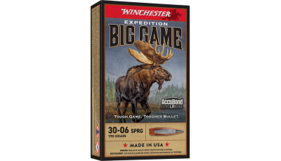 Winchester Ammo S3006LR Expedition Big Game Long Range 30-06Springfield 190gr Nosler AccuBond Long Range 20 Per Box/10 Case