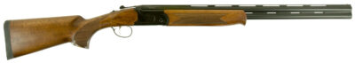 Stevens 22156 555  Compact 410 Gauge Break Open 3" 2rd 24" Black Satin Over/Under Vent Rib Barrel, Satin Black Aluminum Receiver, Fixed Satin Turkish Walnut Stock, Ambidextrous