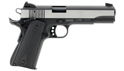GSG GSG2210M1911S M1911  22 LR 5" 10+1 Black Hardcoat Anodized Stainless Steel Polished Slide Black Polymer Grip